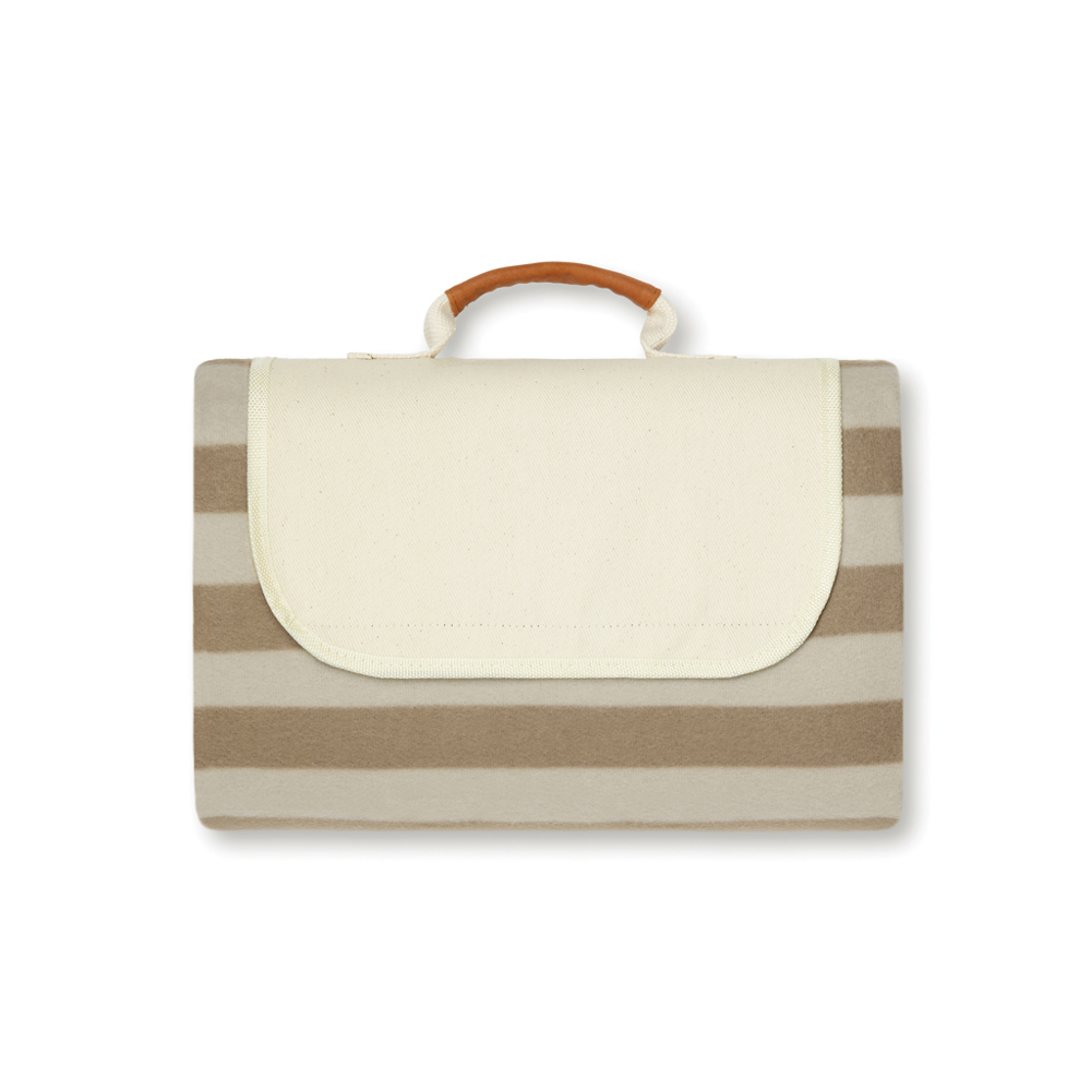VINGA Alba GRS rPET Picknickdecke - braun (± PMS 16-1315 TPG)