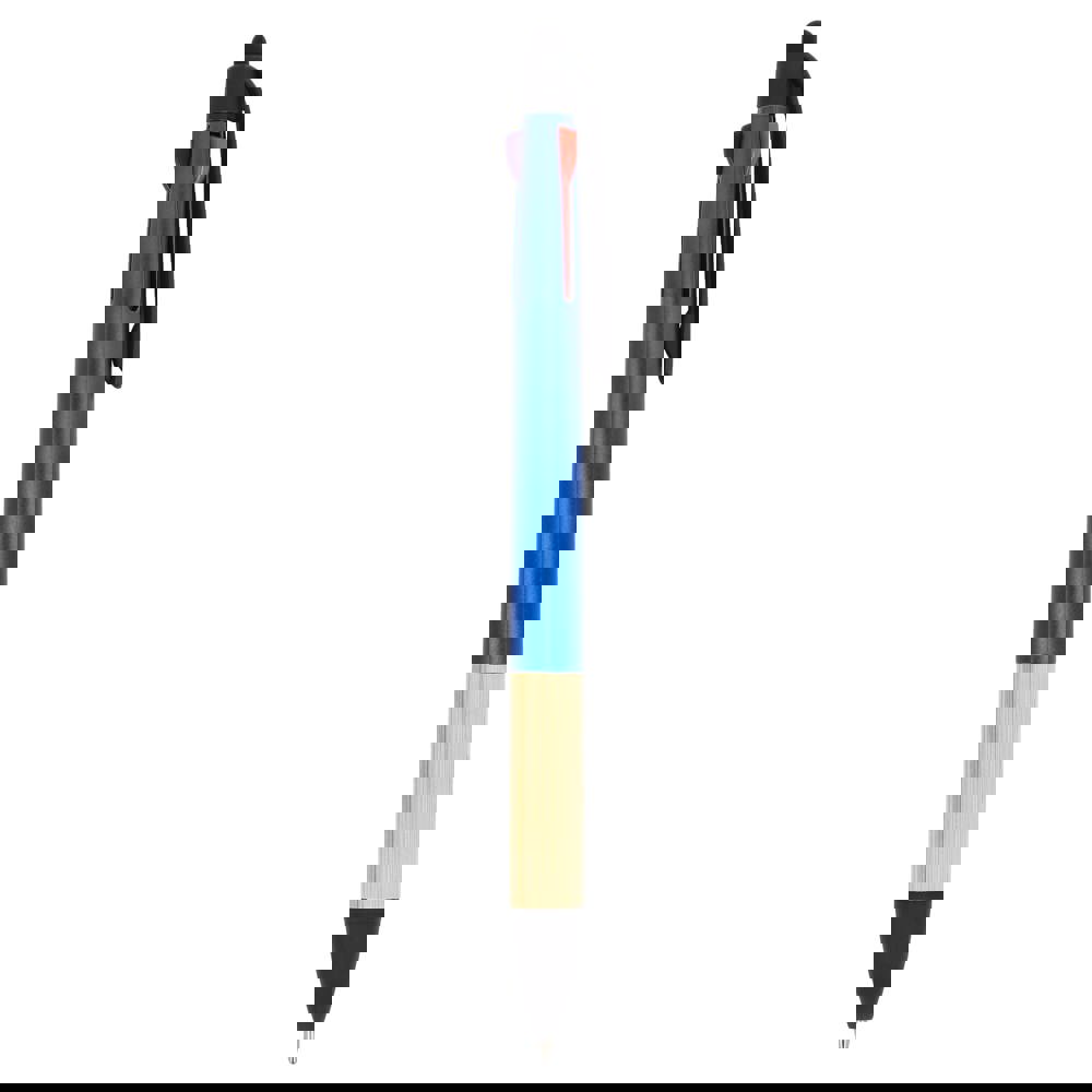 3-Farben-Stift mit Bambusgriff