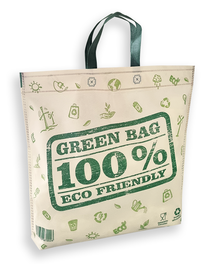 Non Woven Tasche MAXI mit 100% ECO FRIENDLY Motiv