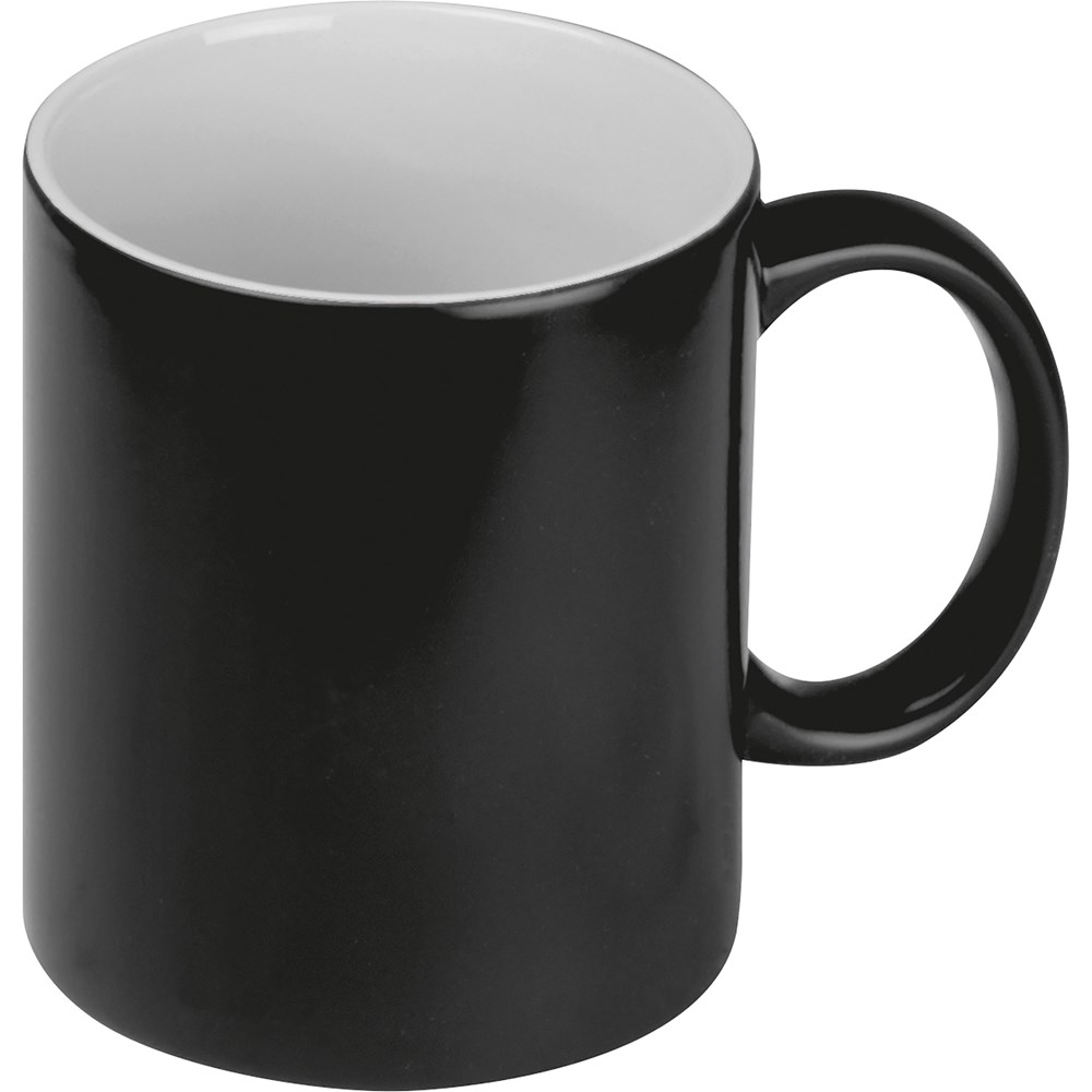 Sublimationstasse mit Effekt, 300ml JACOPO - Schwarz