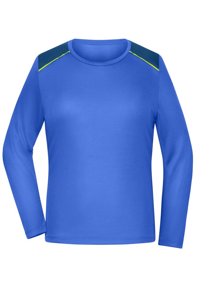 Ladies' Running Shirt Longsleeve GRS - Peacock-blue (ca. Pantone 2728 C)