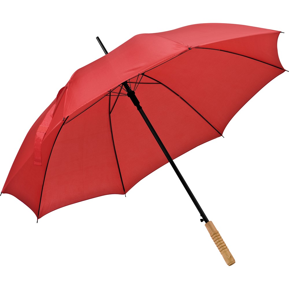 Automatikstockschirm aus Polyester LOUIS - Rot