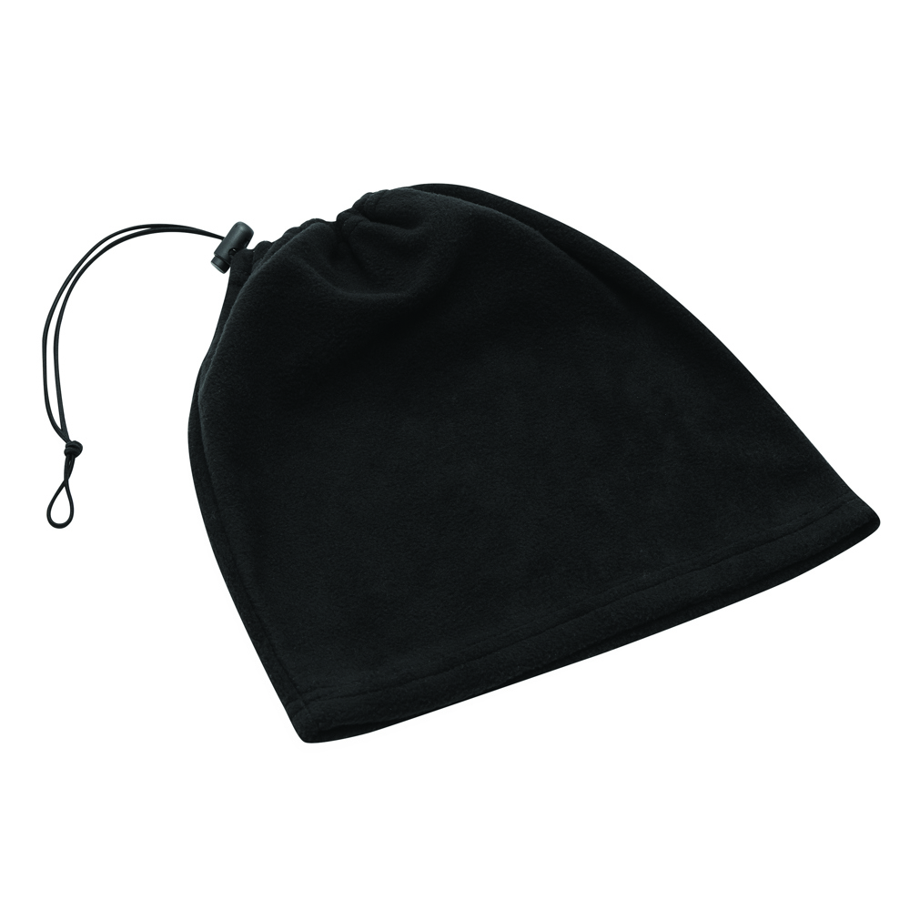 VARIOUS - Fleece-Schalmütze - Schwarz