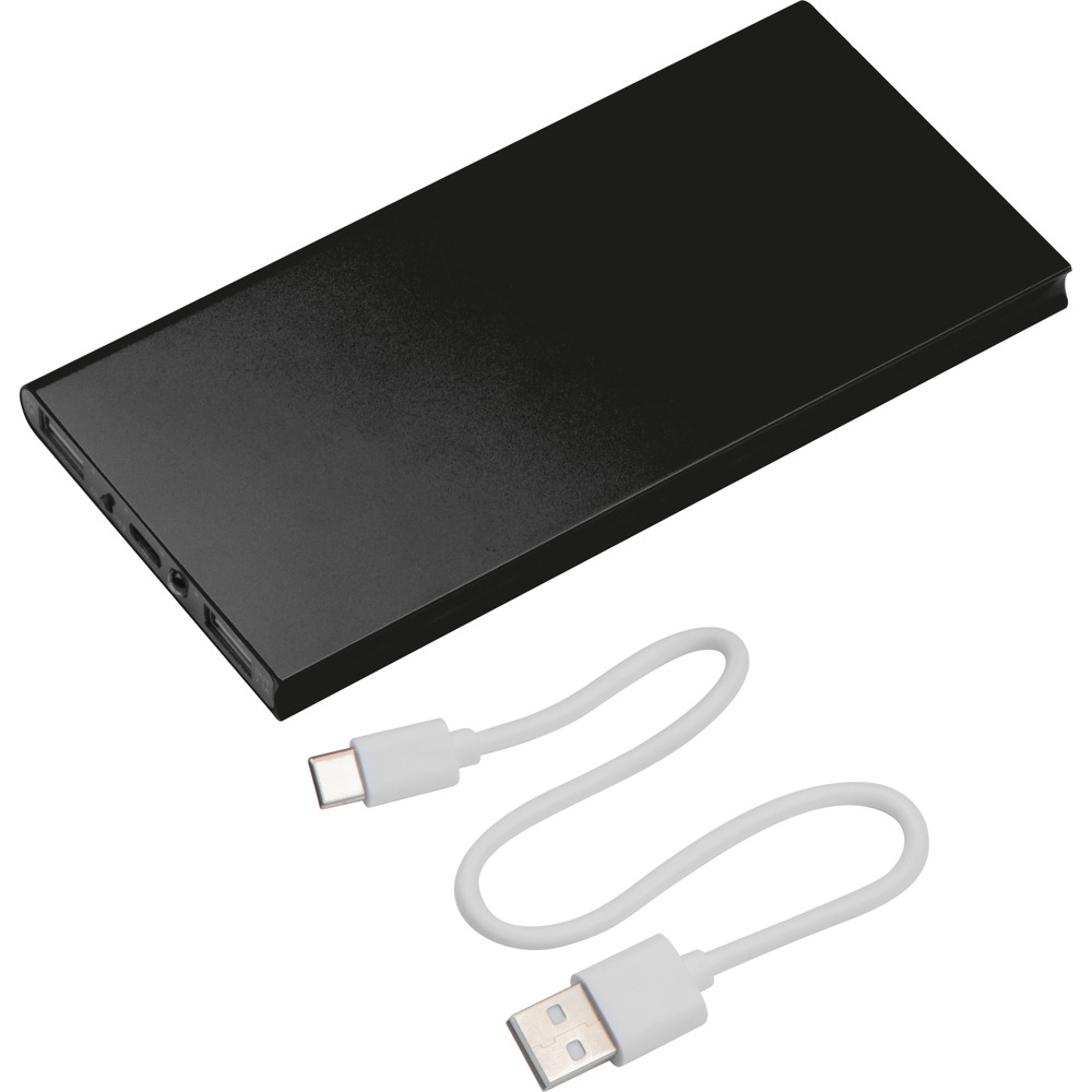 Powerbank 8.000 mAh Wolfsberg - Schwarz