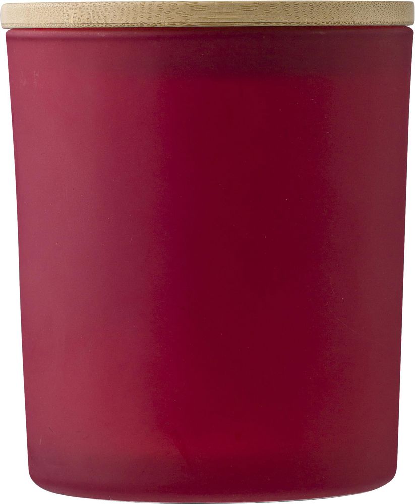 Glaskerze Matthew - Rot
