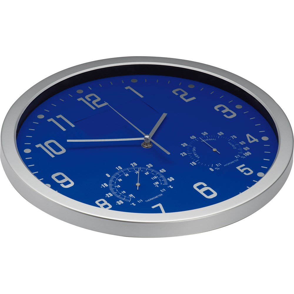 Wanduhr mit Hygro - und Thermometer MALCOLM