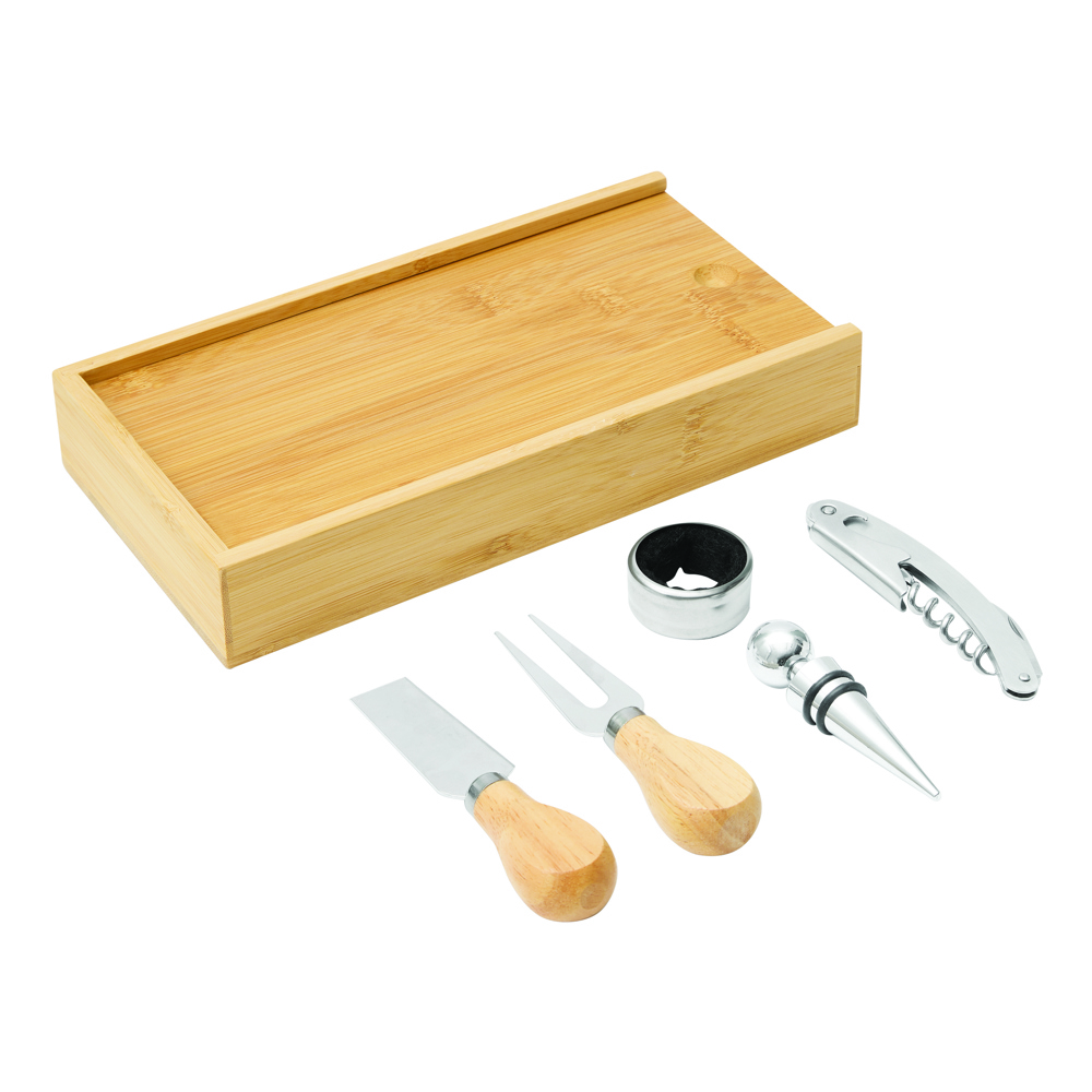 BAMBOO WINE - Wein- und Käseset