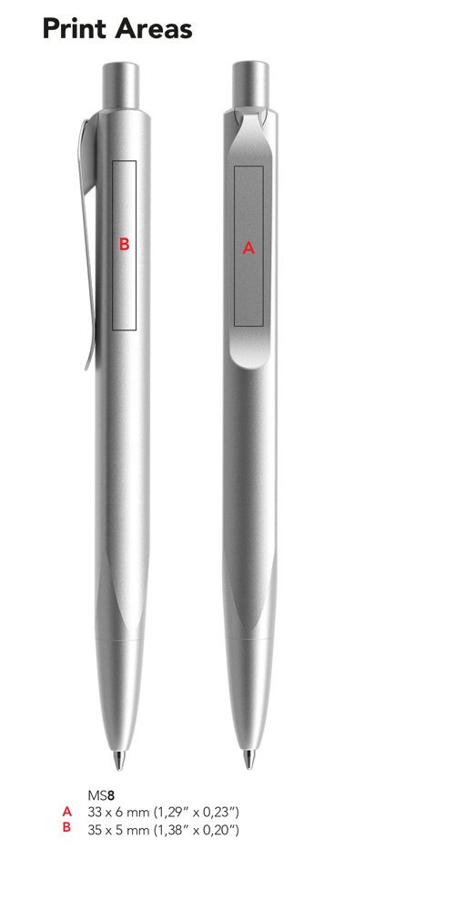 Prodir MS8 MetalRedJasper