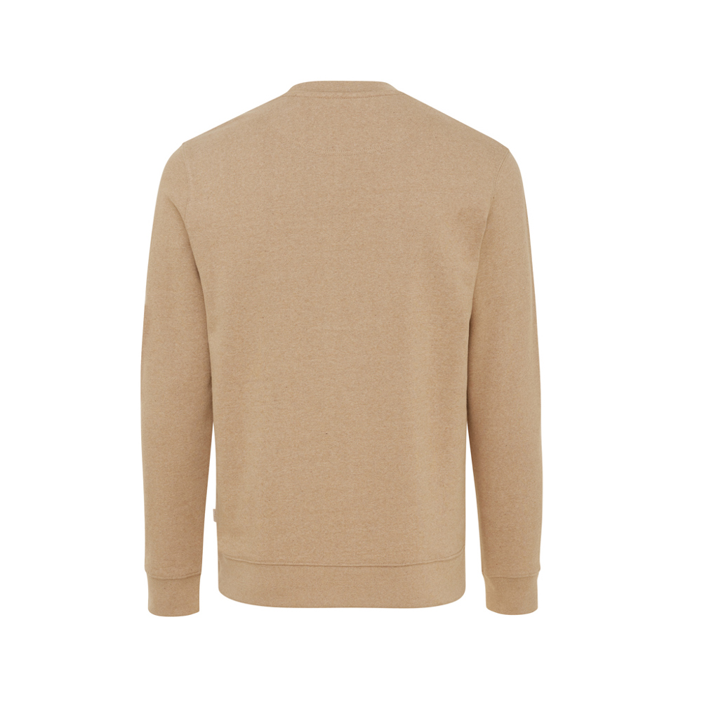 IQONIQ Denali ungefärbt. Rundhals-Sweater aus recycelter BW