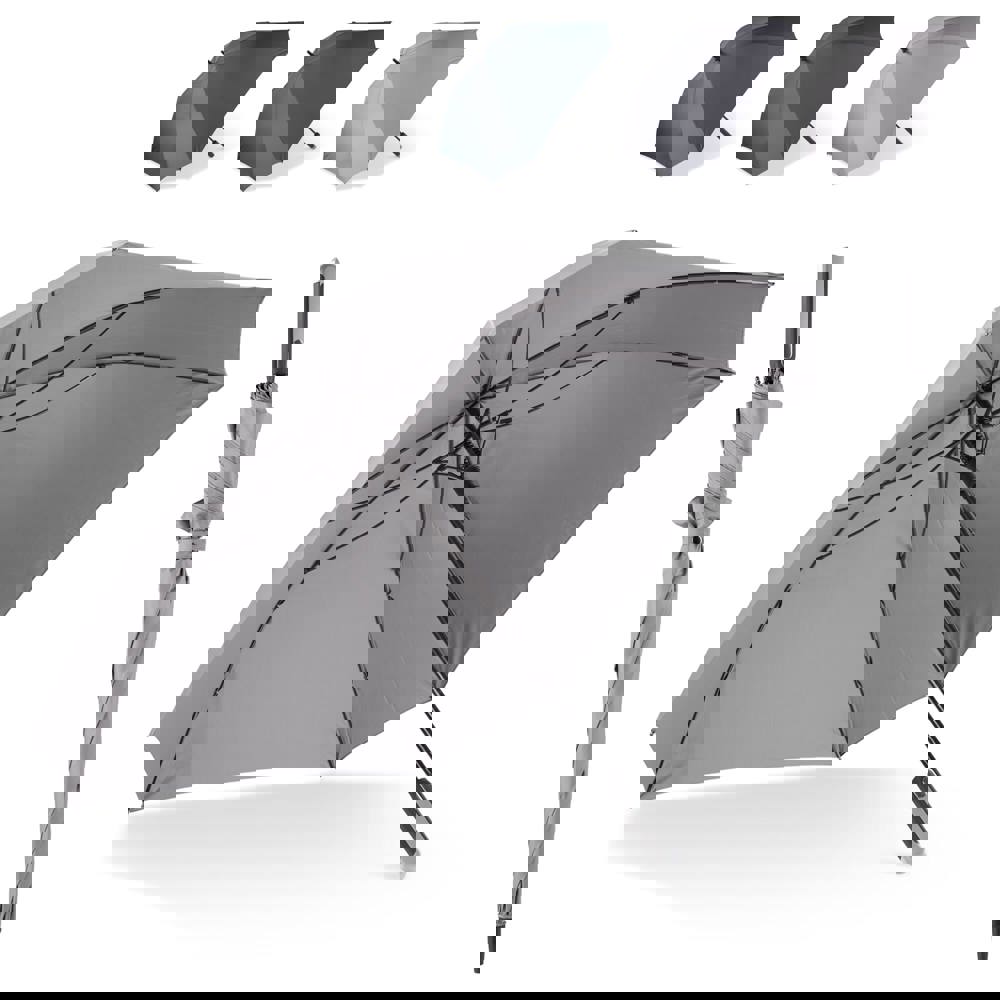 Luxus 27” quadratischer Regenschirm mit automatischer Öffnung