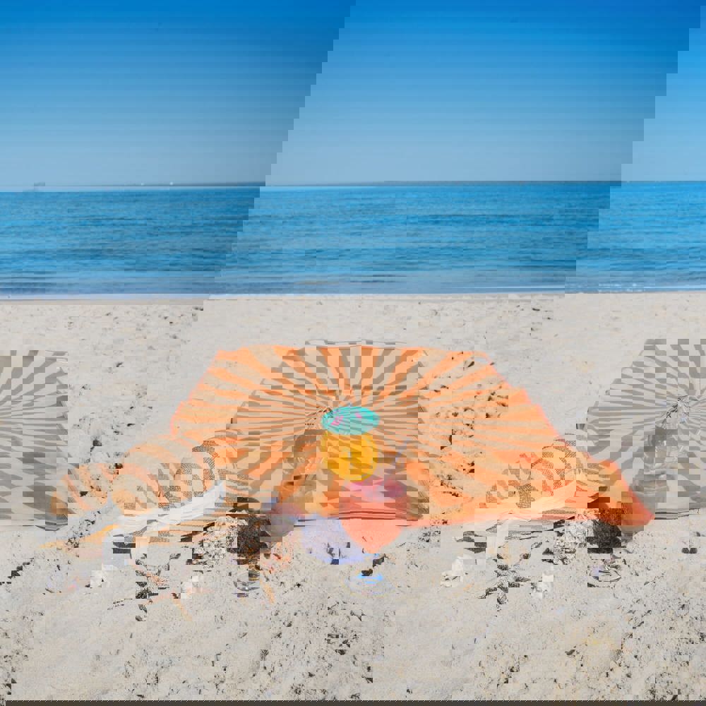 R-PET-Schnelltrocknungs-Strandtuch 100 × 180 cm, Sublimationsdruck