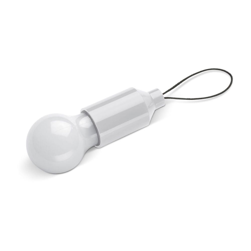 Schlüsselanhänger Glühlampe - Weiss