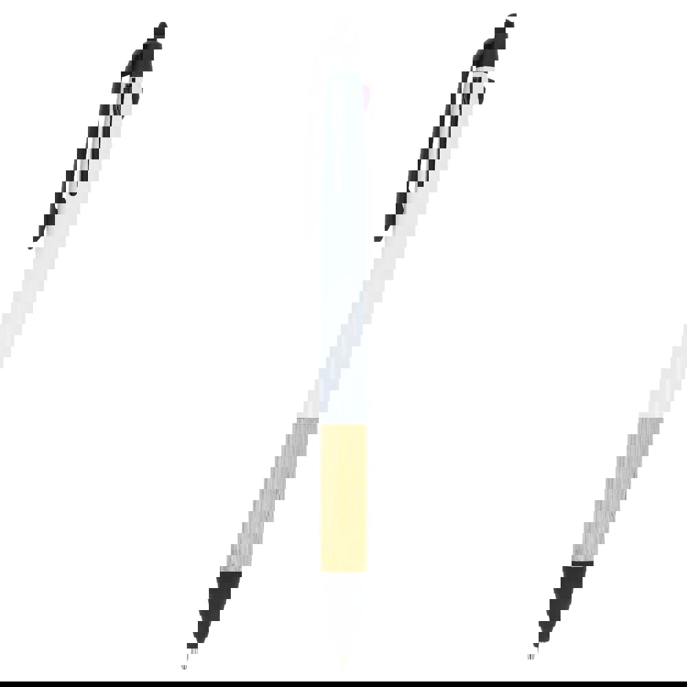 3-Farben-Stift mit Bambusgriff