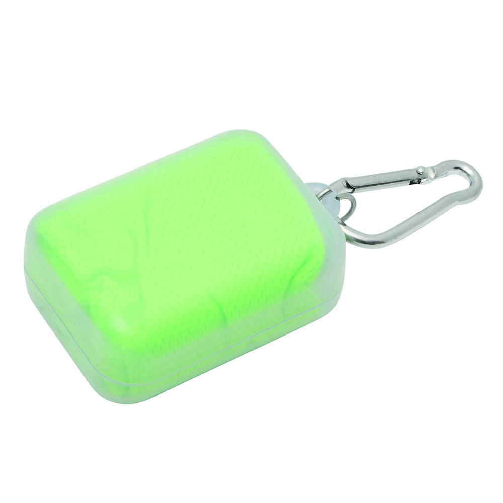 COOL DOWN - Microfaser-Kühlhandtuch - hellgrün