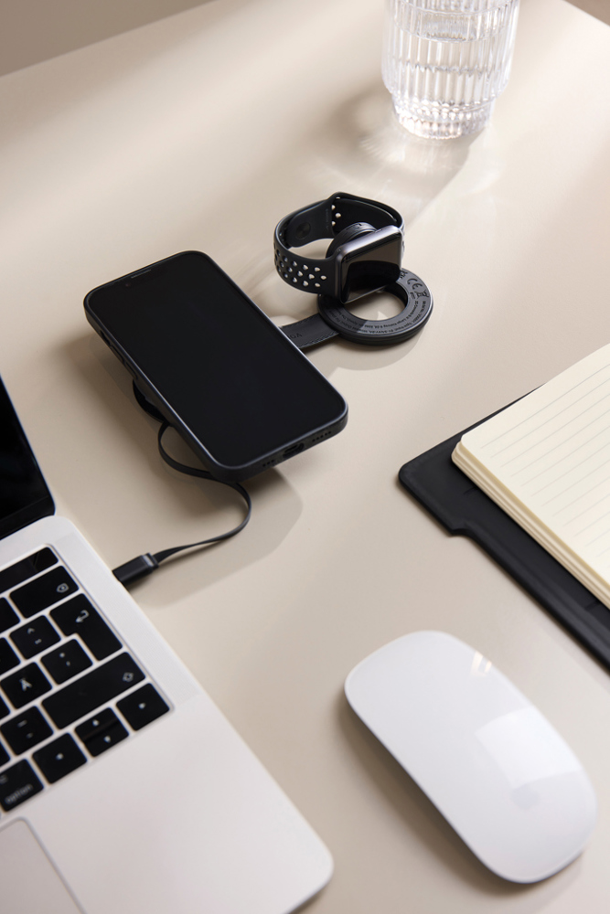 VINGA Baltimore 2-in-1 kabelloser 15W RCS Travel Charger