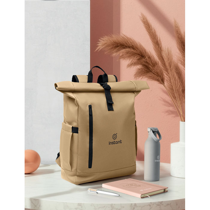 BANGKOK ROLL - Rolltop-Rucksack 600D RPET