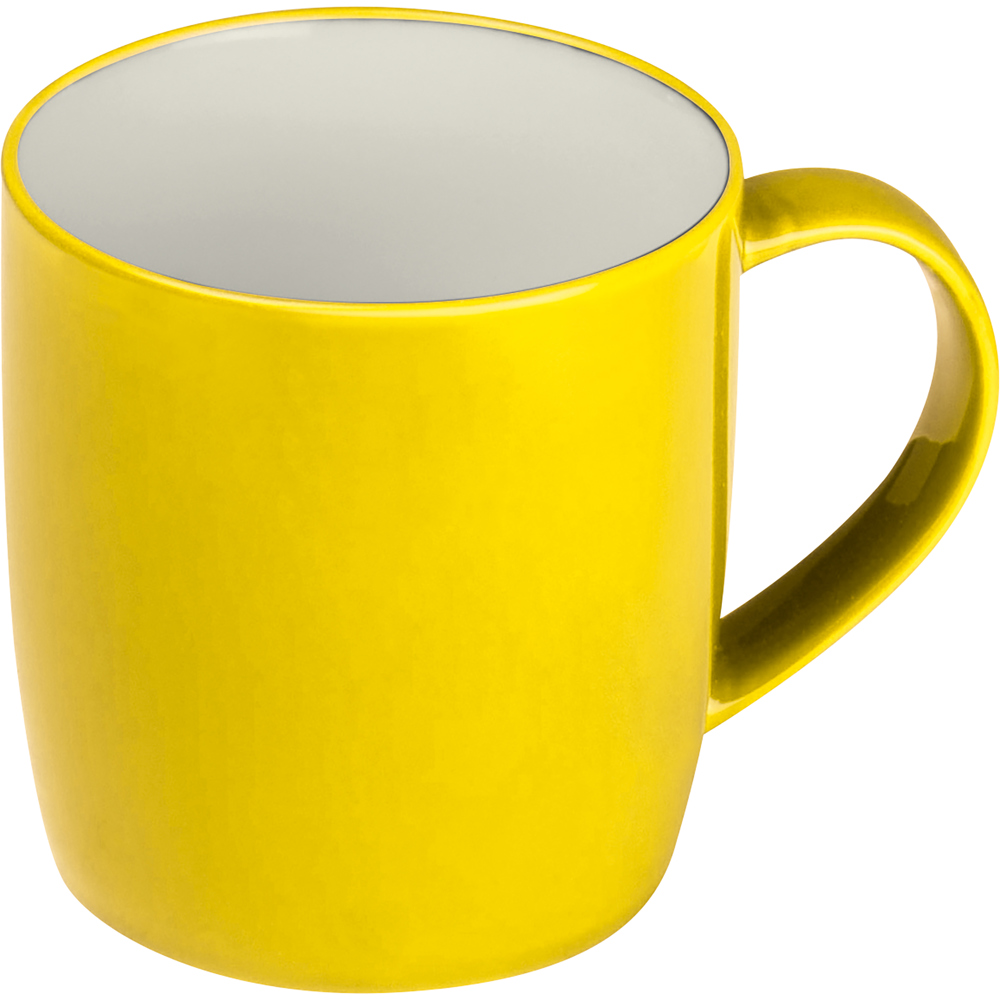 Tasse aus Porzellan, 300ml PIETRO - Gelb