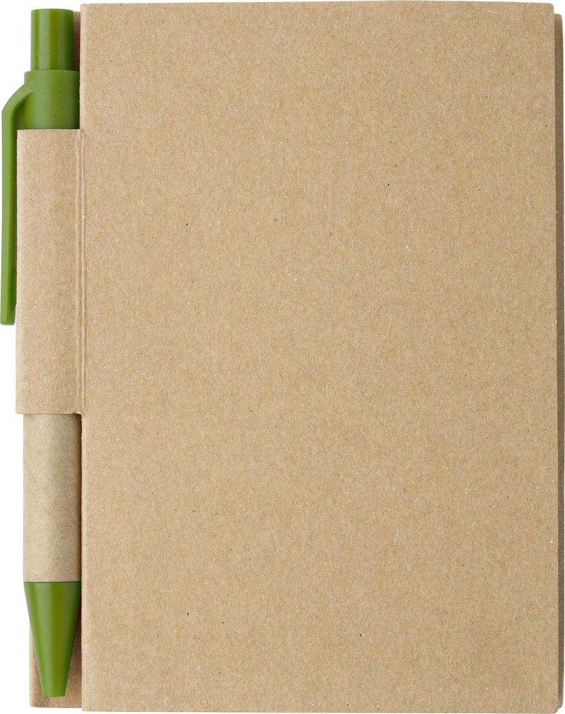Notizbuch aus Karton Cooper - Hellgrün