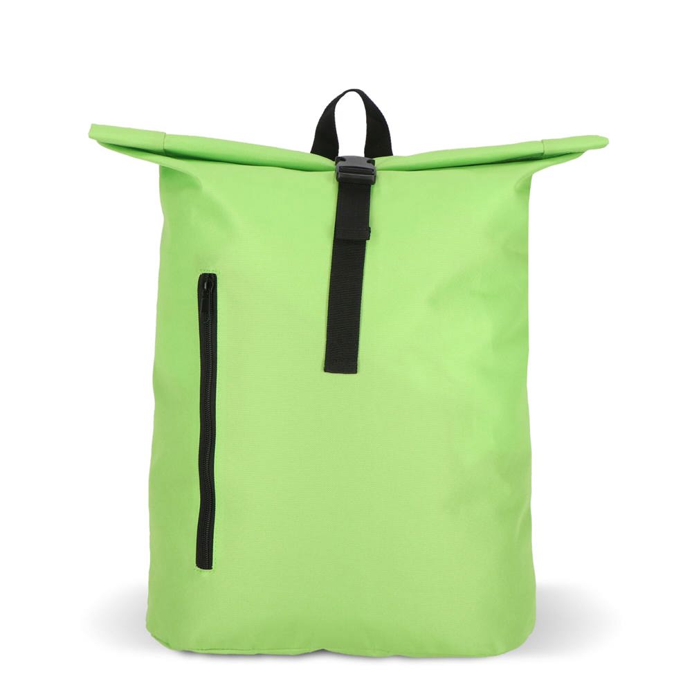R-PET 600D Rolltop-Rucksack 20L - Hellgrün