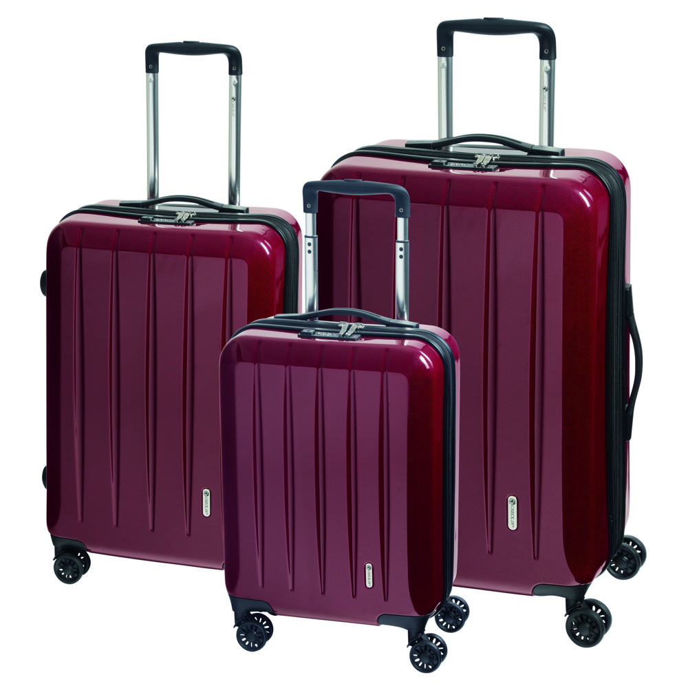LONDON 2.0 - Trolley-Set, 3-tlg. - carbon rot
