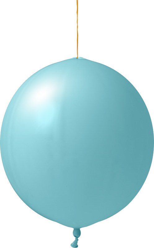 Punchballons ohne Druck 120/130 cm - Ø 44 cm - 18 inch - Hellblau (6009) Pastel (± PMS 637)