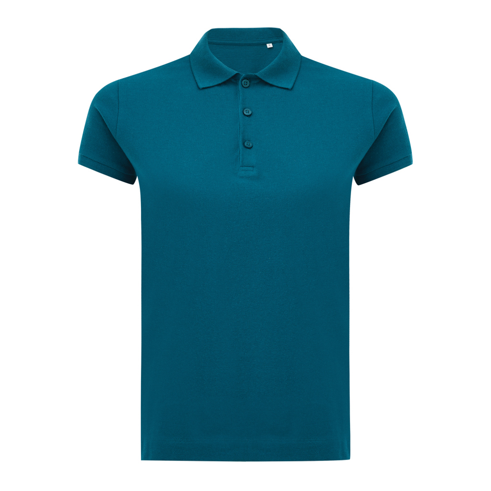 IQONIQ Yosemite Damen Piqué-Poloshirt aus rec. Baumwolle - dark teal (± PMS 19-4540 TCX)