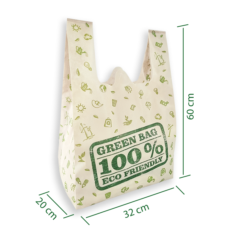 Non Woven Tasche CLASSIC mit 100% ECO FRIENDLY Motiv