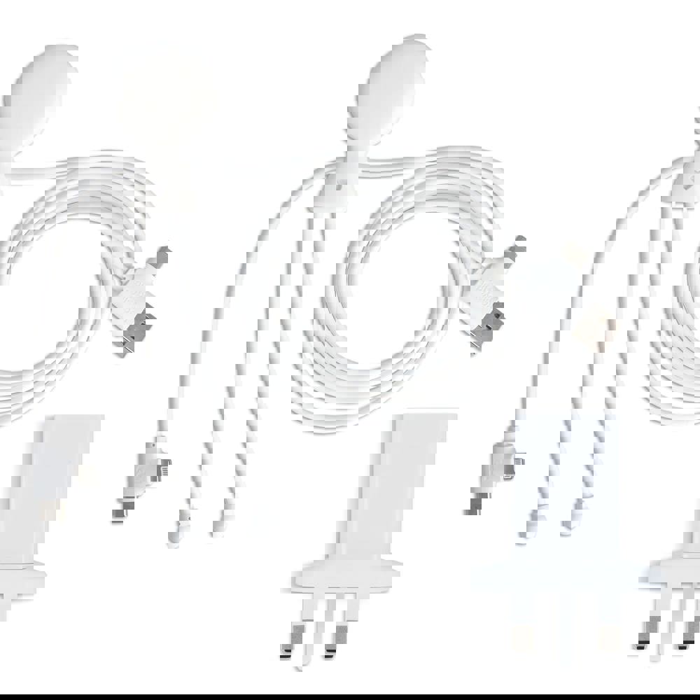 2090 - Xoopar Mr. Bio Langes Ladekabel + UK Stecker Adapter