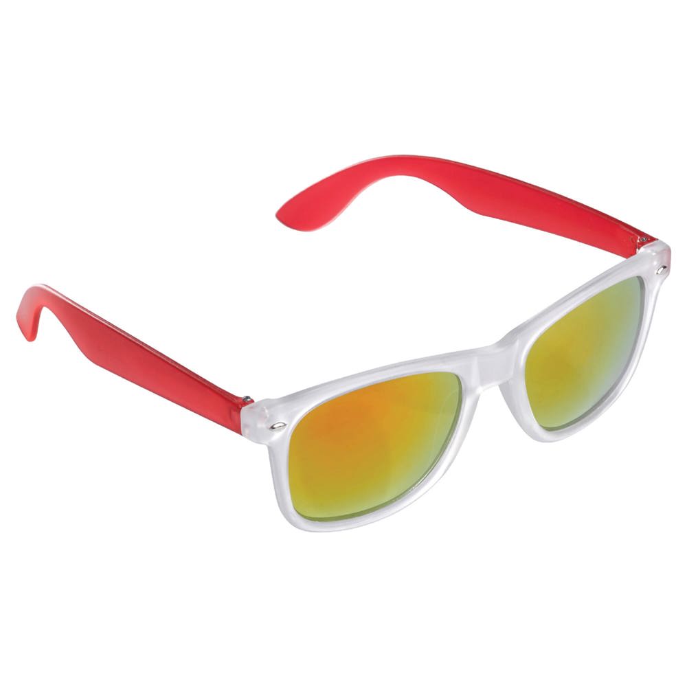Sonnenbrille Bradley UV400 - Transparent / Rot