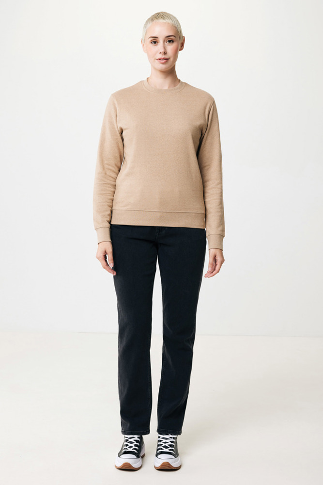 IQONIQ Denali ungefärbt. Rundhals-Sweater aus recycelter BW