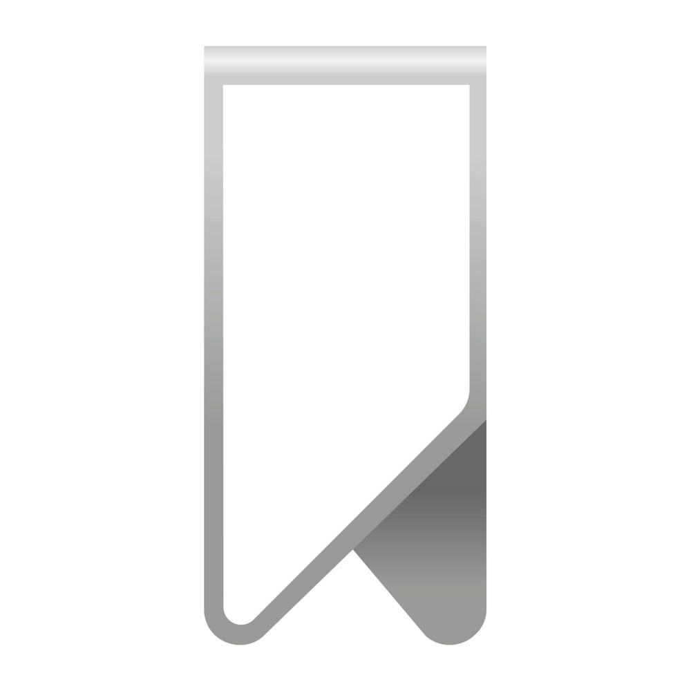 ROMINOX® Mehrweg-Büroklammer X Clip XL, idealer Mailingartikel für Dokumente, bis zu 16 Seiten Klemmkraft