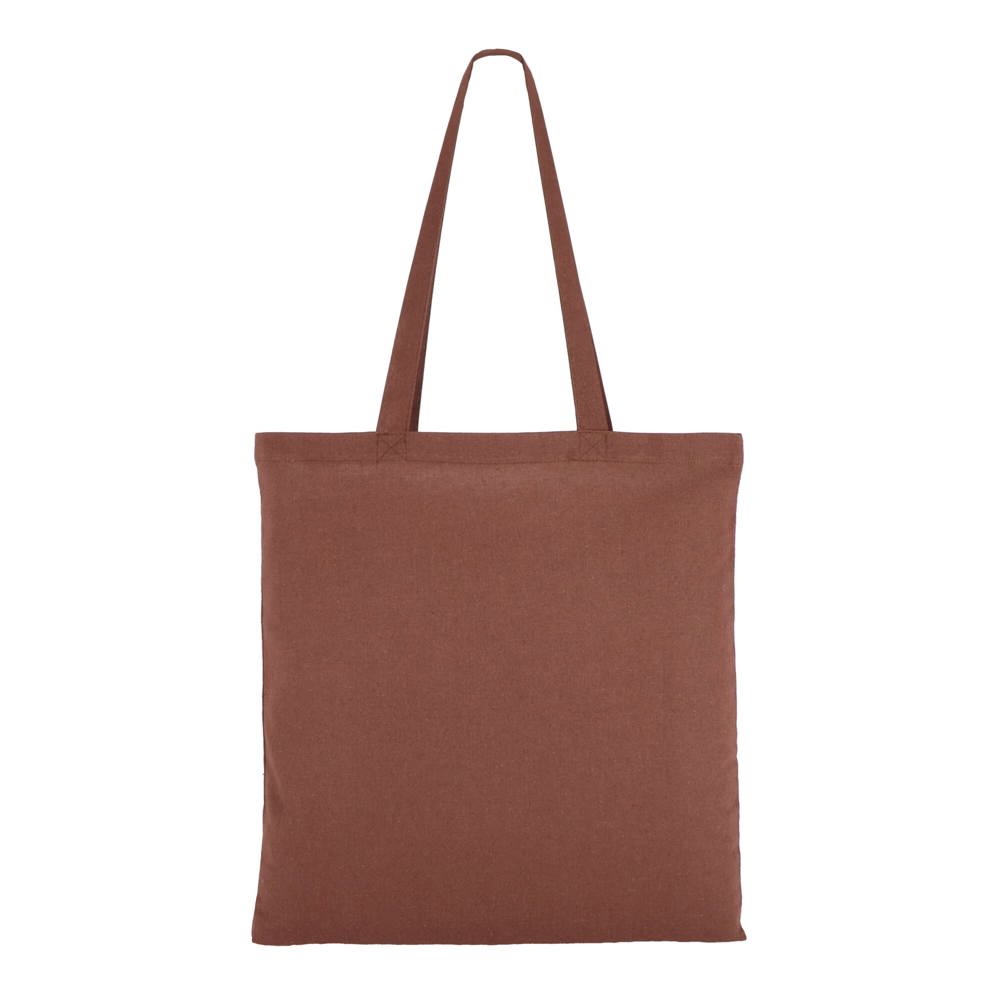 Umhängetasche Baumwolle OEKO-TEX® 140g/m² 38x42cm - Dunkelbraun