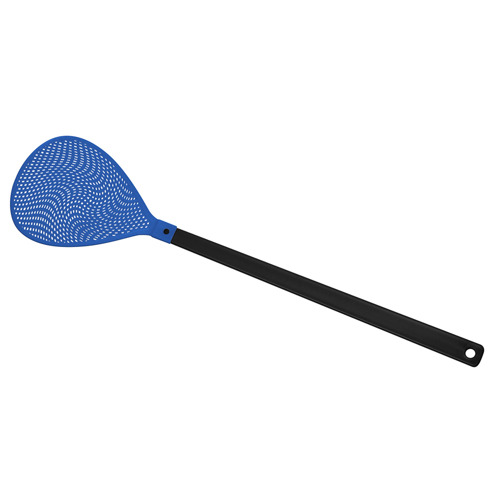 Fliegenklatsche "Oval" - Schwarz/Blau