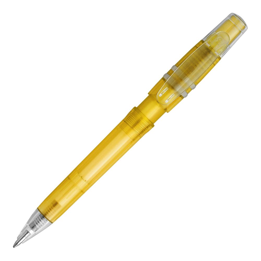 Kugelschreiber Nora Clear Transparent - Transparent / Gelb