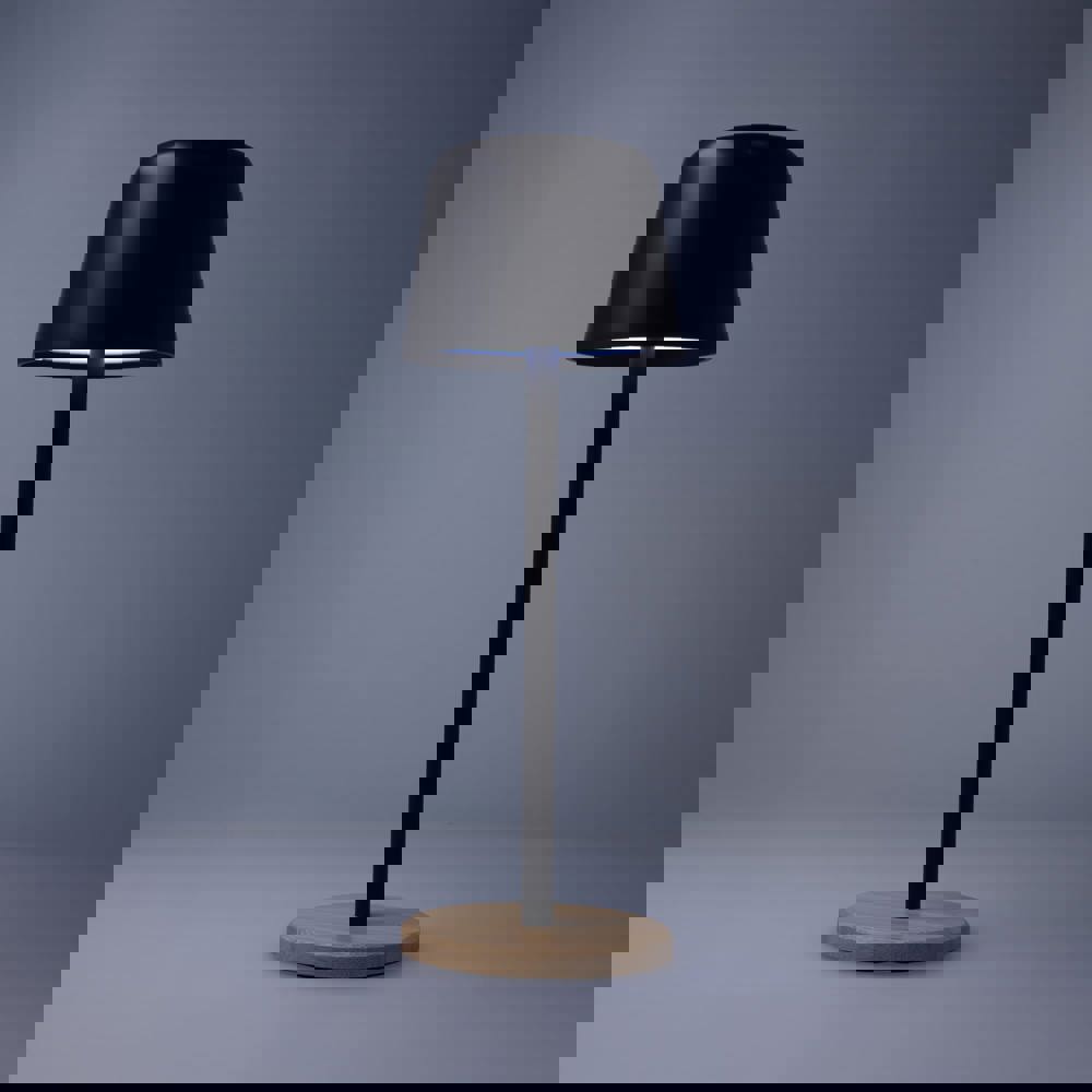 Solis Dimmbare Tischlampe mit Bambusfuß