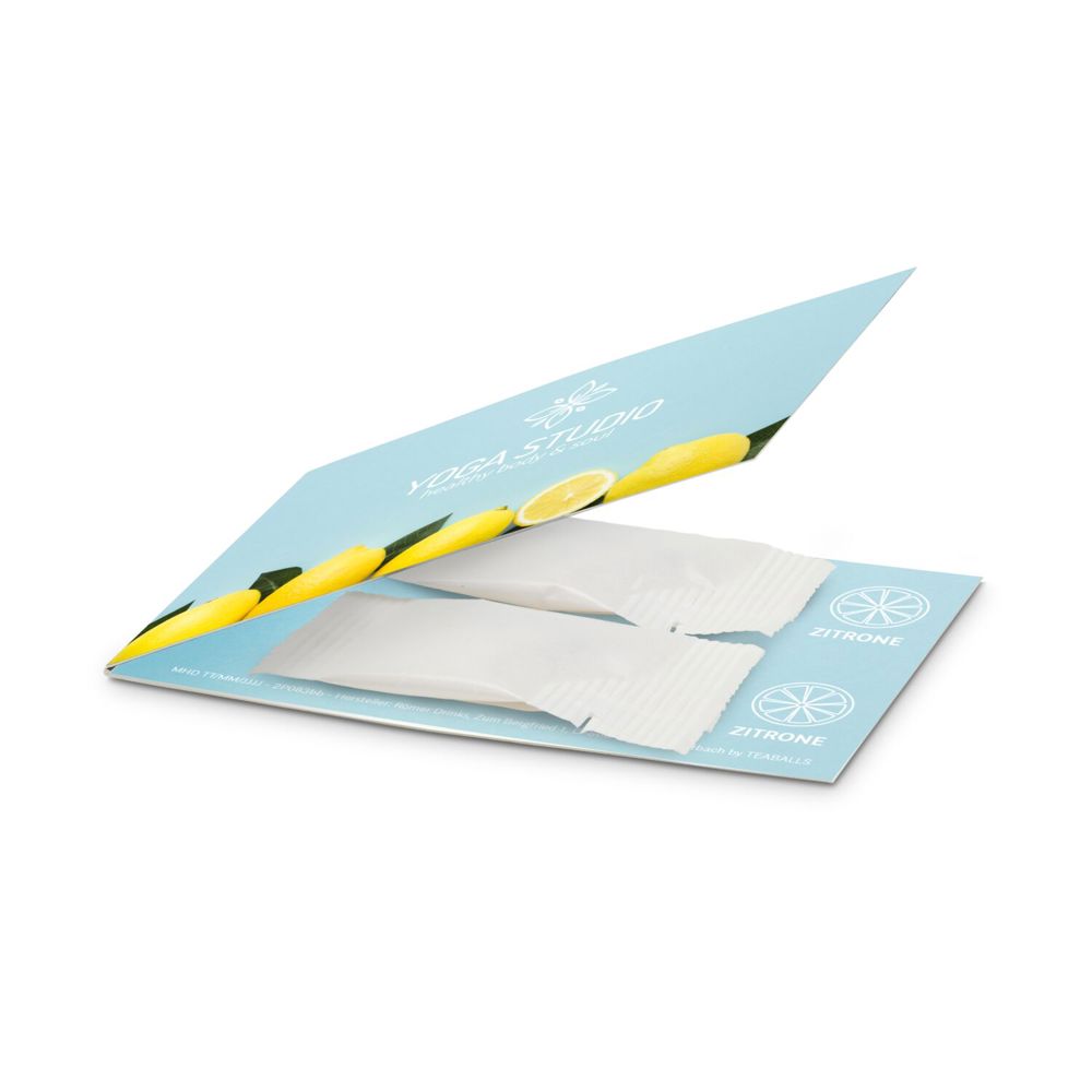 Promo Drops by TEABALLS - 2 Sachets (2x 6-8 Zitrone Drops für ein Erfrischungsgetränk mit bis zu 1 L)