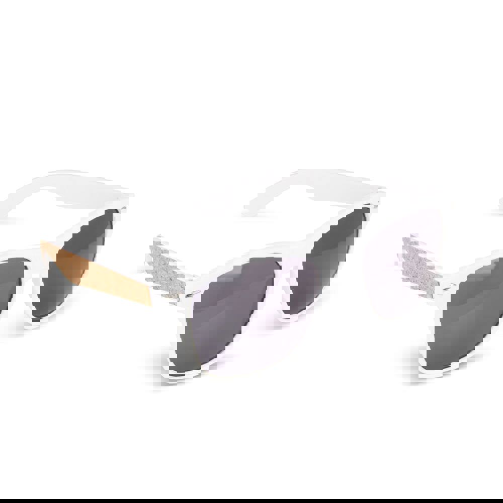 Justin RPC-Sonnenbrille mit Korkeinlage UV400 - Weiss