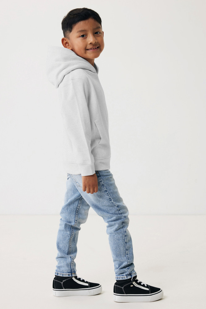 IQONIQ Yengo KidsHoodie mit Seitentaschen aus rec. Baumwolle