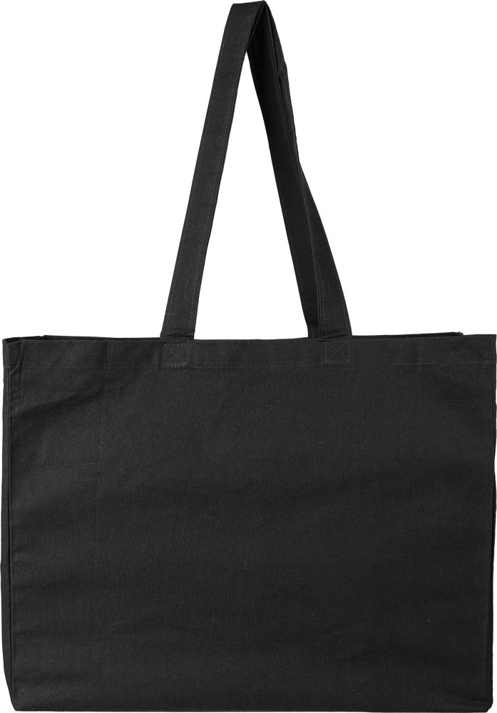 Baumwolle (180 g/m2) Einkaufstasche Maleya - Schwarz