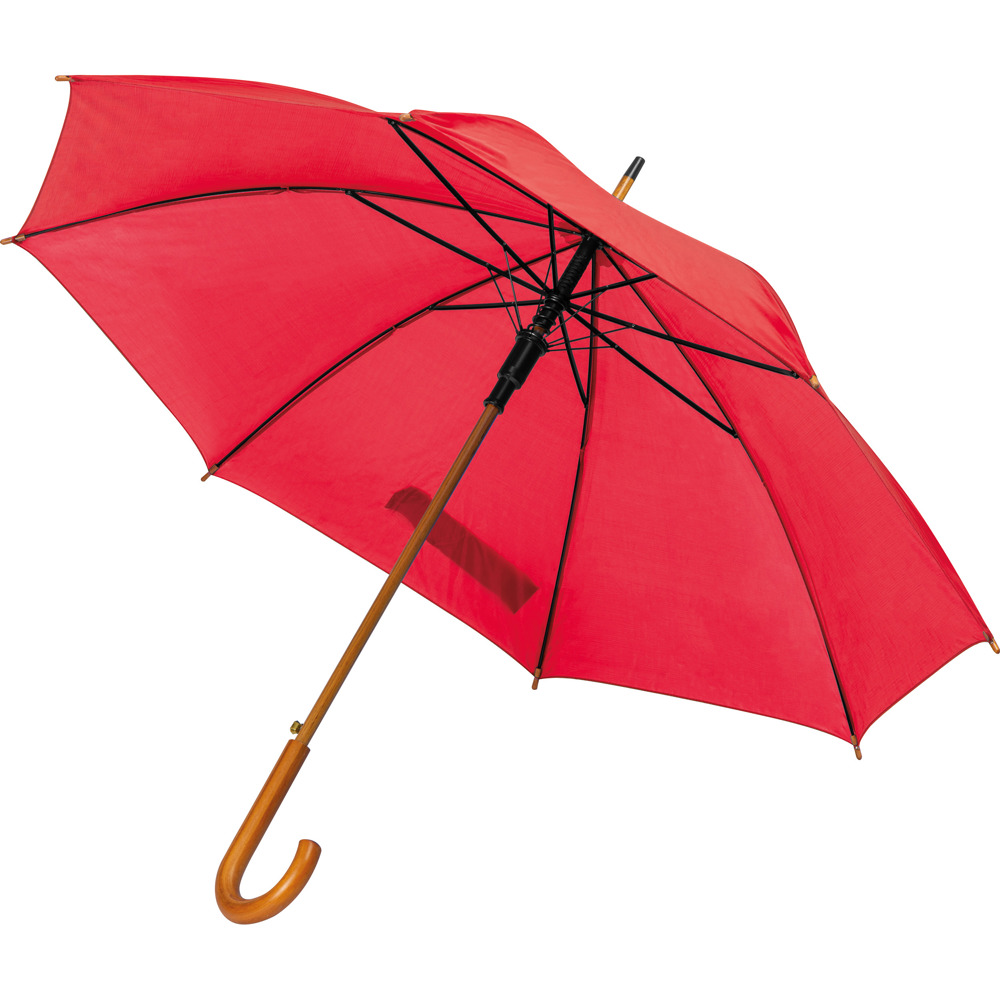 Automatikstockschirm aus Polyester MARTIN - Rot