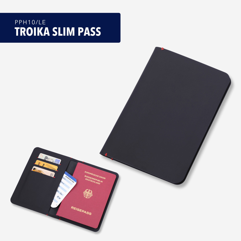 TROIKA Reisepasshülle TROIKA SLIM PASS