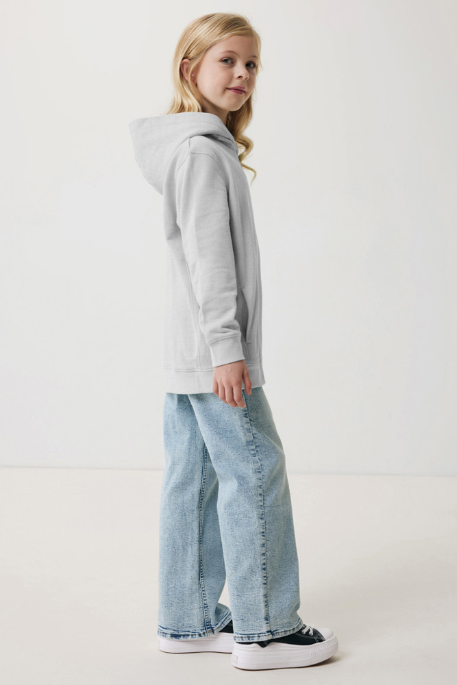 IQONIQ Yengo KidsHoodie mit Seitentaschen aus rec. Baumwolle
