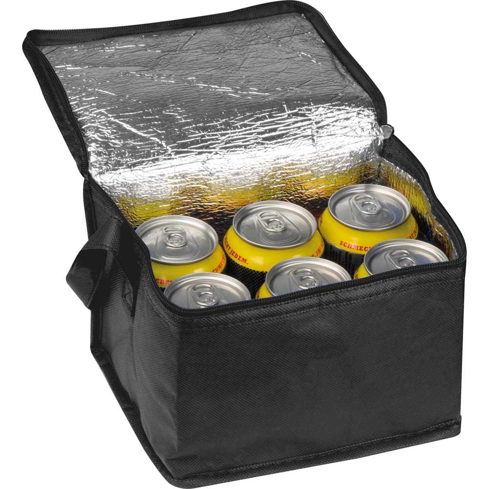 Non Woven-Kühltasche Nieby - Schwarz
