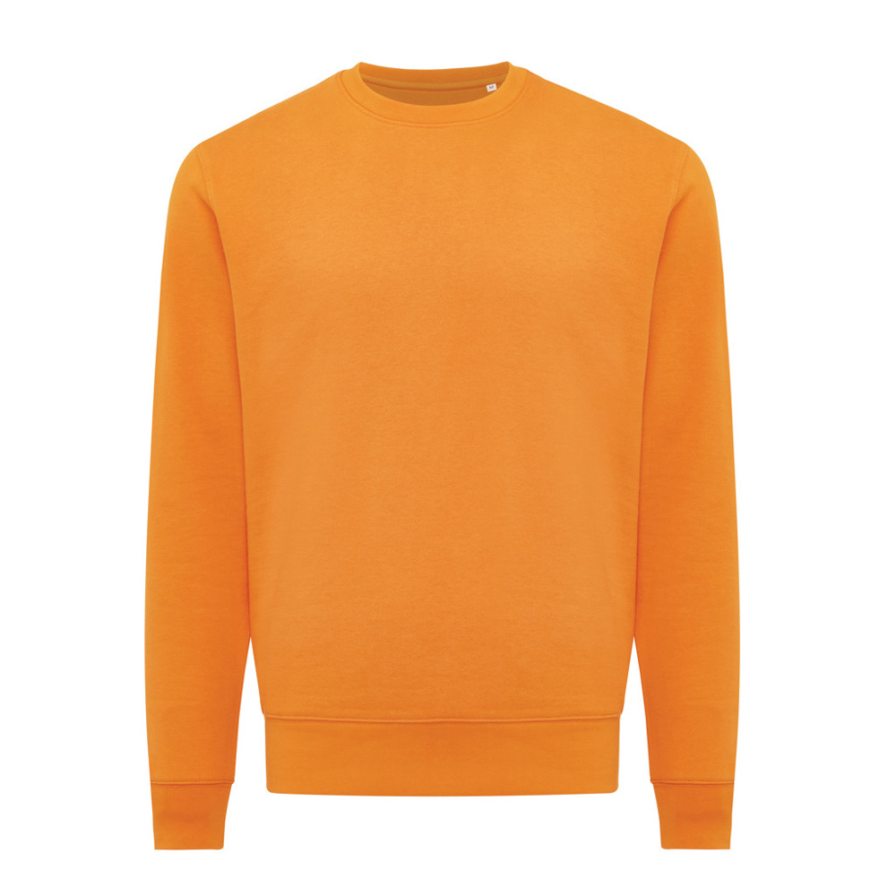 IQONIQ Etosha Lightweight Sweater aus recycelter Baumwolle - orange (± PMS 16-1255 TCX)