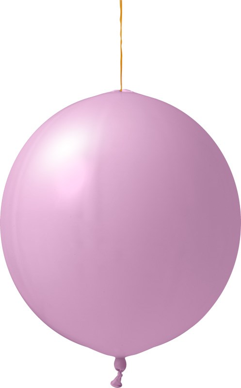 Punchballons ohne Druck 120/130 cm - Ø 44 cm - 18 inch - Rosa (6006) Pastel (± PMS 244)