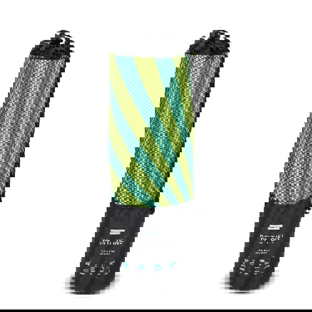 R-PET-Schnelltrocknungs-Strandtuch 100 × 180 cm, Sublimationsdruck