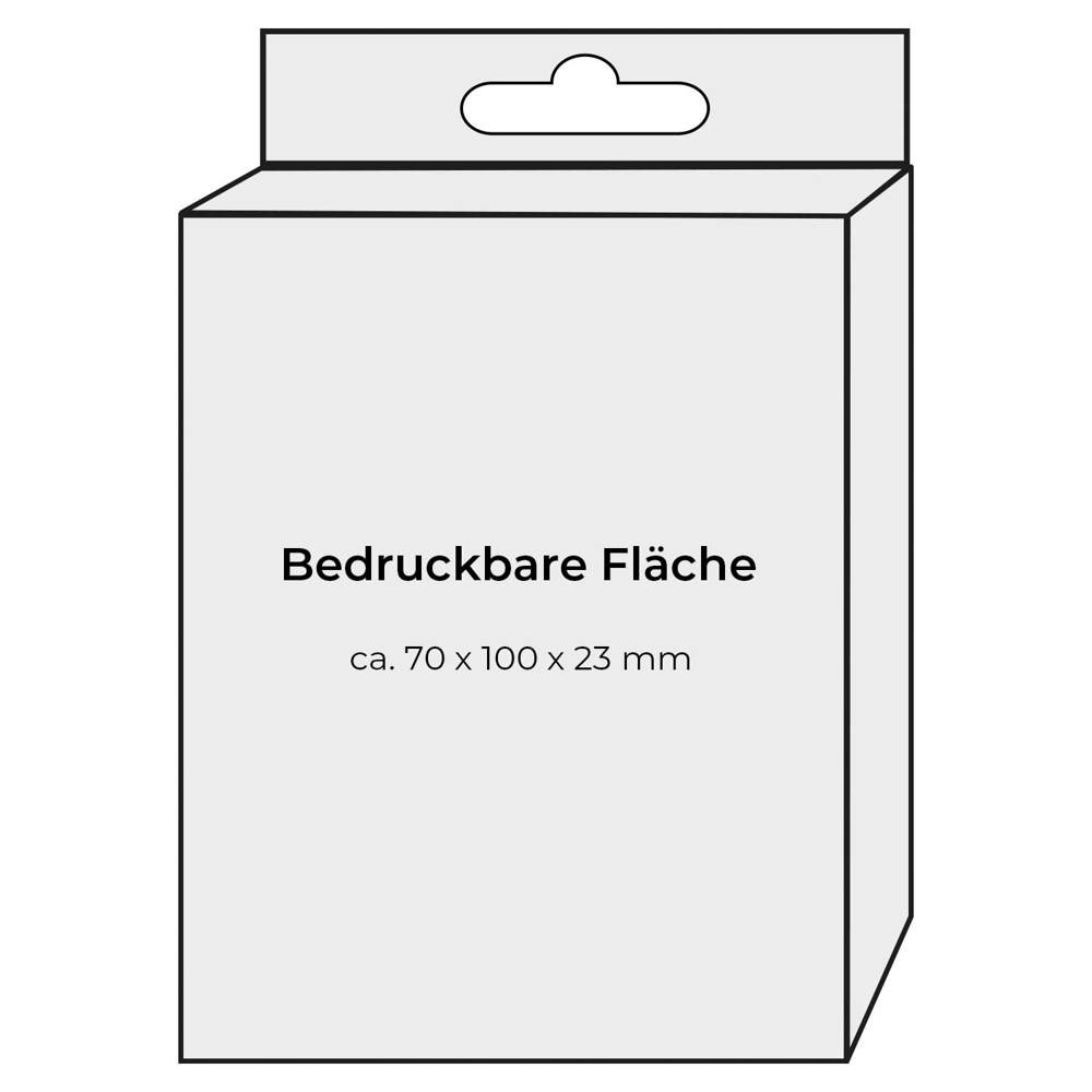 Pflasterschachtel mit Euroloch