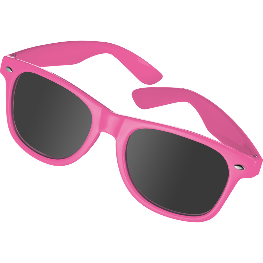Sonnenbrille aus Kunststoff im "Nerdlook", UV 400 Schutz GIANNA - Pink