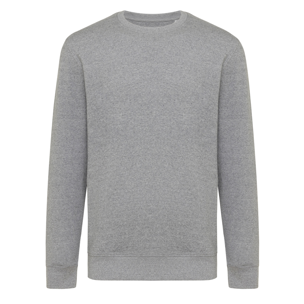 IQONIQ Etosha Lightweight Sweater aus recycelter Baumwolle - light heather anthracite (± PMS light heather anthra)