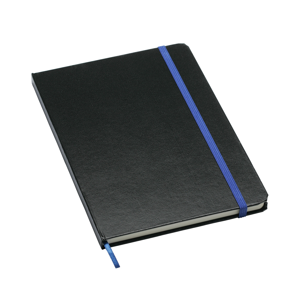 Notizbuch, maxi - Schwarz/Blau